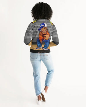 Lil' Mama Women's Bomber Jacket - The Ebonee Kouture Experience Handbag Shop