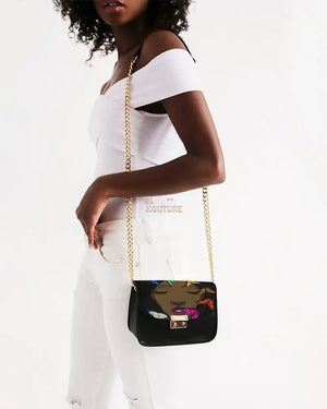 Madame Butterfly Tote Bag Small Shoulder Bag - The Ebonee Kouture Experience Handbag Shop