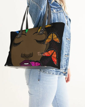 Madame Butterfly Tote Bag Stylish Tote - The Ebonee Kouture Experience Handbag Shop