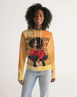 Melanated Sista Women's Hoodie - The Ebonee Kouture Experience Handbag Shop