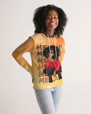 Melanated Sista Women's Hoodie - The Ebonee Kouture Experience Handbag Shop