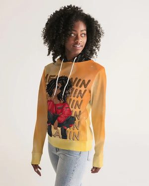 Melanated Sista Women's Hoodie - The Ebonee Kouture Experience Handbag Shop