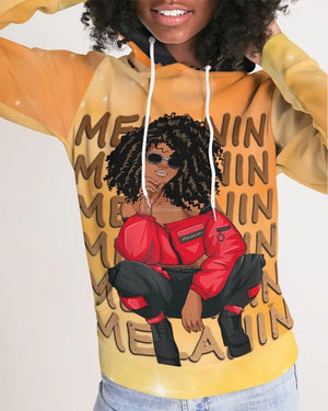 Melanated Sista Women's Hoodie - The Ebonee Kouture Experience Handbag Shop