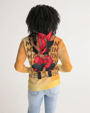 Melanated Sista Women's Hoodie - The Ebonee Kouture Experience Handbag Shop