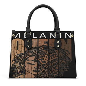 Melanin Princess Luxury Tote Bag - The Ebonee Kouture Experience Handbag Shop