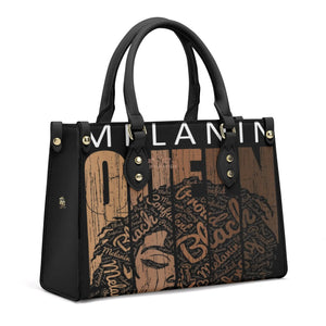 Melanin Princess Luxury Tote Bag - The Ebonee Kouture Experience Handbag Shop