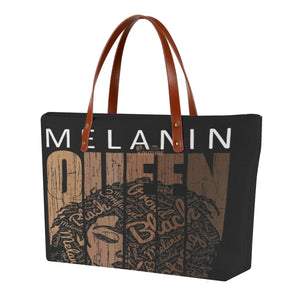 Melanin Princess Tote Bag - The Ebonee Kouture Experience Handbag Shop