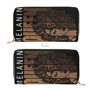 Melanin Princess Wallet - The Ebonee Kouture Experience Handbag Shop