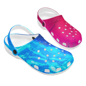 Ocean Sky Crocs - The Ebonee Kouture Experience Handbag Shop