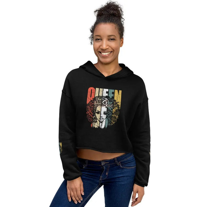 Proud Sistas Cropped Hoodie