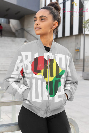 Queen of Africa Bomber Jacket - The Ebonee Kouture Experience Handbag Shop