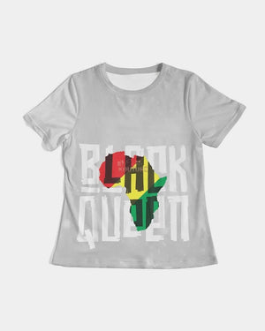 Queen of Africa Women's Tee - The Ebonee Kouture Experience Handbag Shop