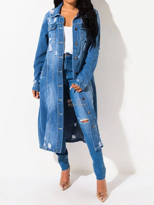 Reign Denim Jacket - The Ebonee Kouture Experience Handbag Shop