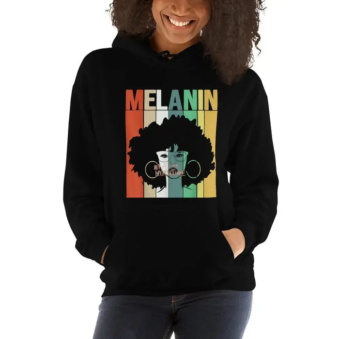 Shades of Black Melanin Pocket Hoodie