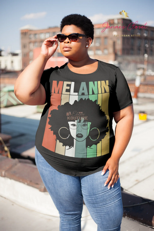 Shades of Black Melanin Tee - The Ebonee Kouture Experience Handbag Shop