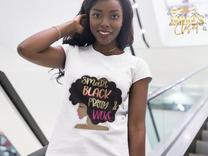 Smart Black Pretty & Woke Tee - The Ebonee Kouture Experience Handbag Shop