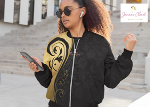 Synful Vibes Bomber Jacket - The Ebonee Kouture Experience Handbag Shop