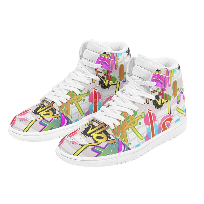 Urban Graffiti High Top Sneakers