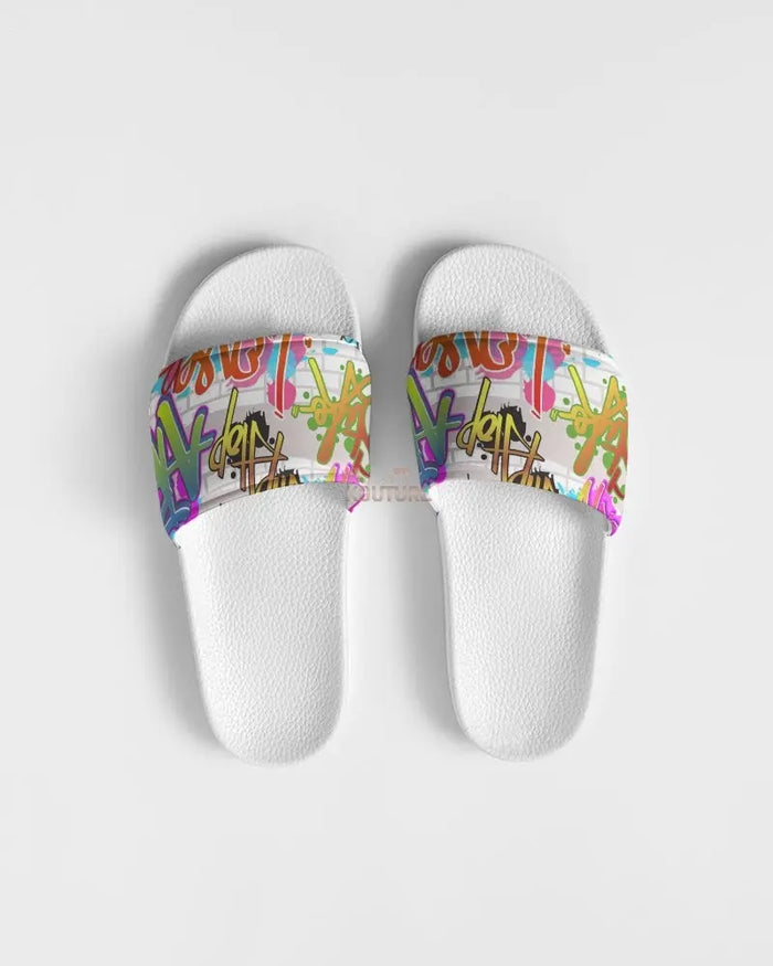 Urban Graffiti Slides Women's Slide Sandal