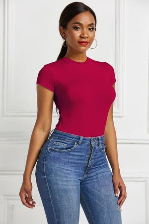 Rayna Knight Short Sleeve Bodysuit - The Ebonee Kouture Experience Handbag Shop