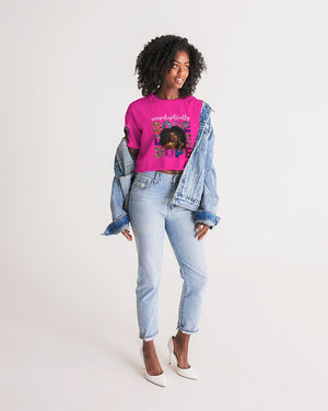 Feelin’ Dope Lounge Cropped Tee - The Ebonee Kouture Experience Handbag Shop