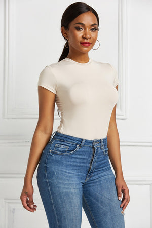 Rayna Knight Short Sleeve Bodysuit - The Ebonee Kouture Experience Handbag Shop