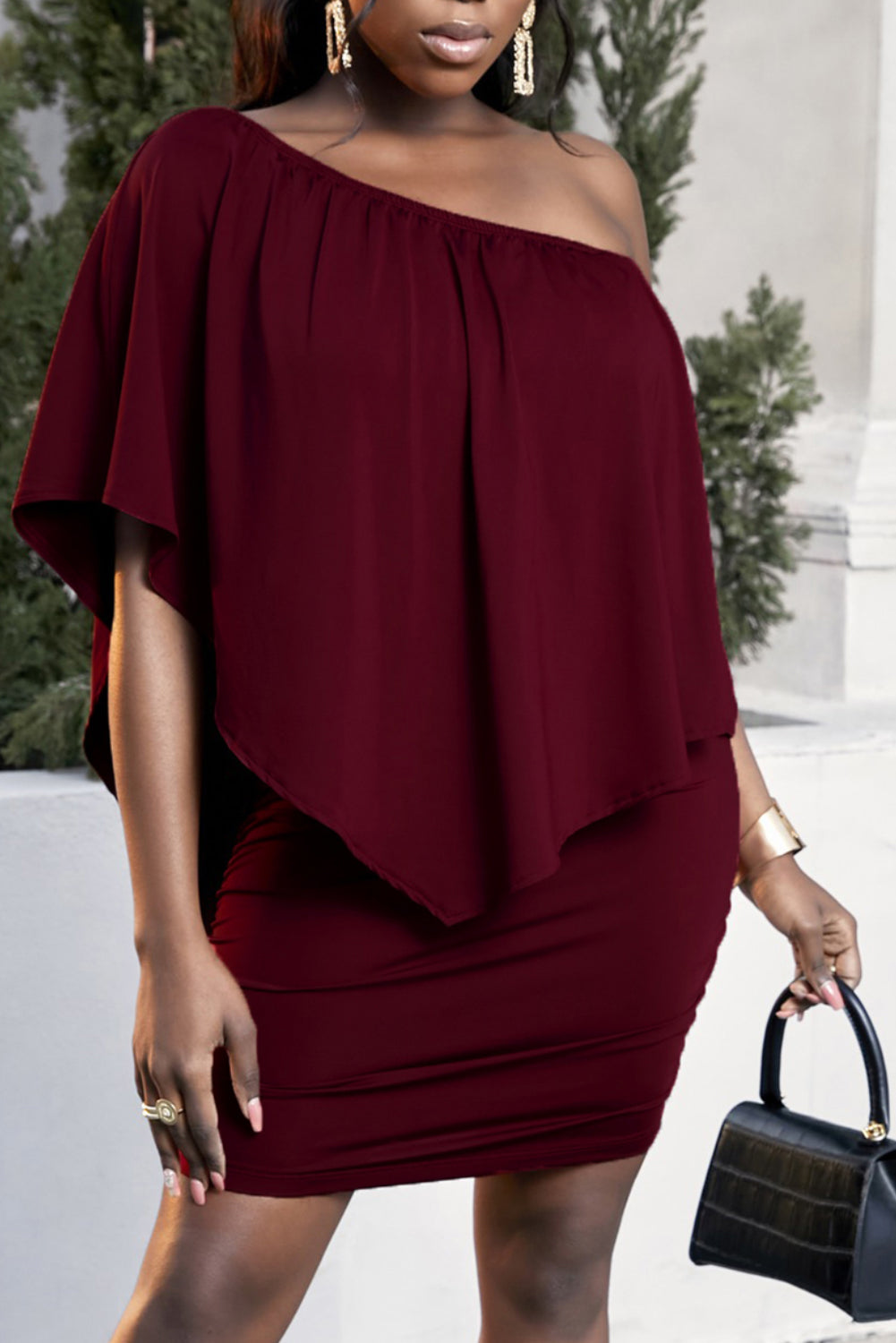 Missy Shae’ Off-Shoulder Mini Dress - The Ebonee Kouture Experience Handbag Shop