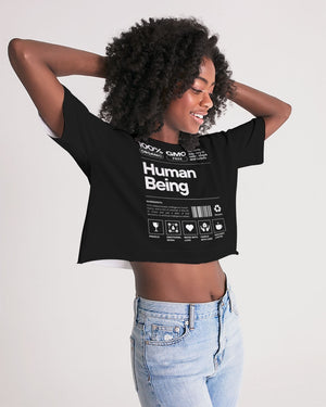 BeHuman Lounge Cropped Tee - The Ebonee Kouture Experience Handbag Shop