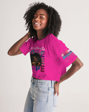 Feelin’ Dope Lounge Cropped Tee - The Ebonee Kouture Experience Handbag Shop