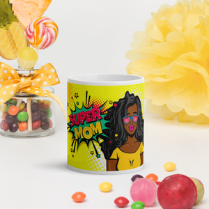 Supermom Glossy mug - The Ebonee Kouture Experience Handbag Shop