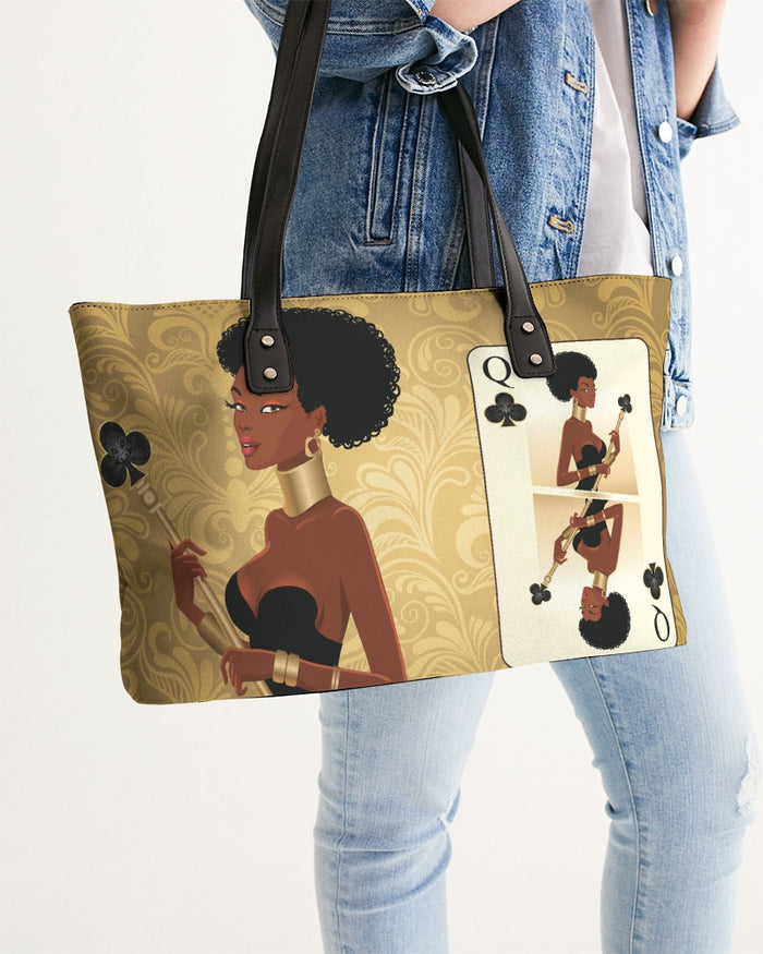 Black Queen Card Stylish Tote