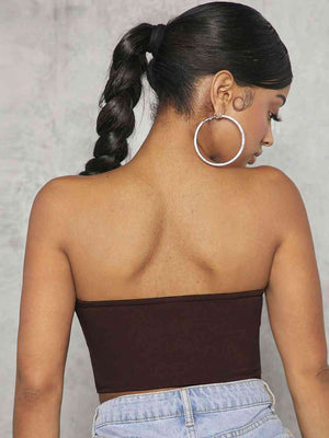 Lace-Up Strapless Bustier - The Ebonee Kouture Experience Handbag Shop