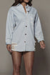 Distressed Denim Jacket - The Ebonee Kouture Experience Handbag Shop