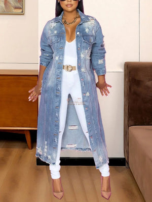 Reign Denim Jacket - The Ebonee Kouture Experience Handbag Shop